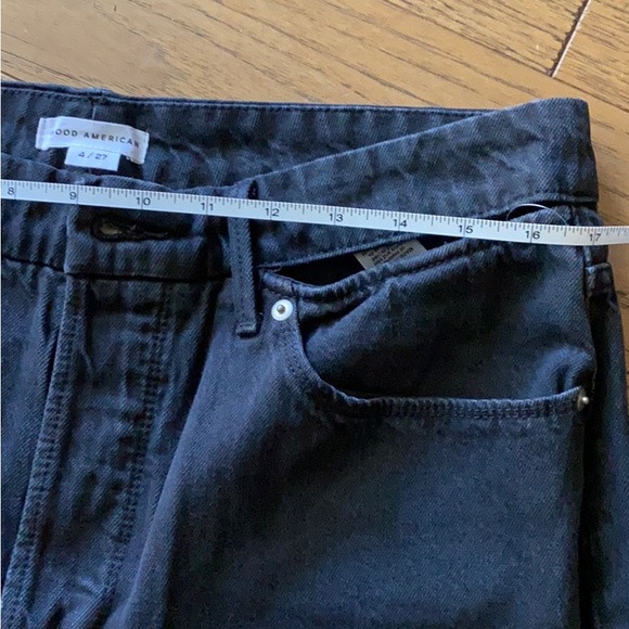 NWT Good American Good Boy In Black 208 Jeans - Picture 3 of 7